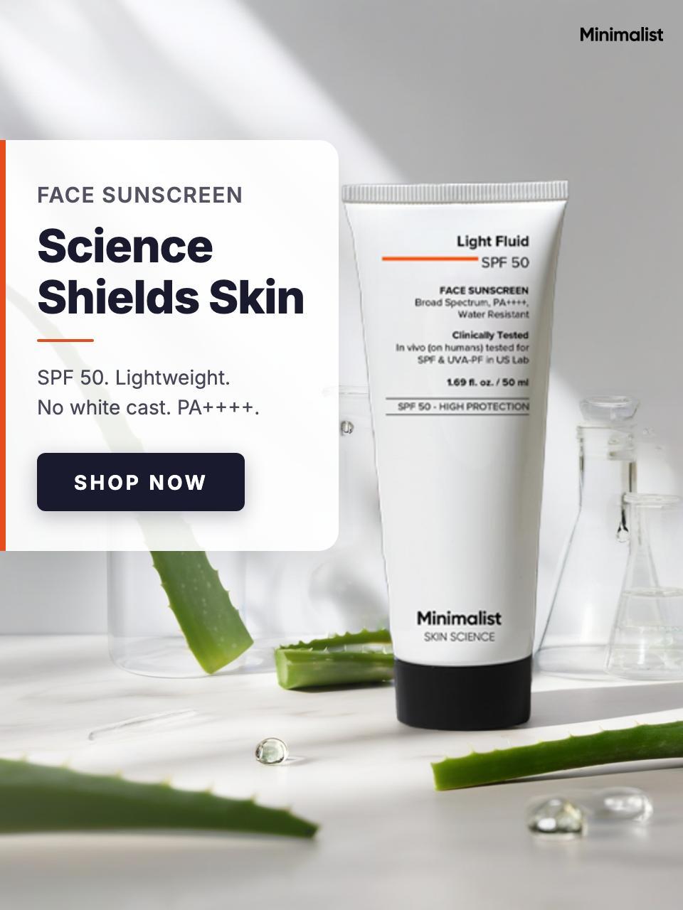 Minimalist Sunscreen Ad